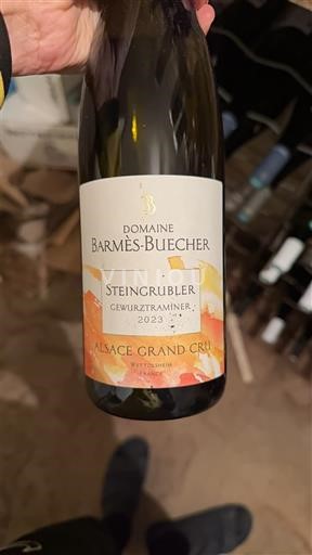 Alsasko Gewürztraminer Grand Cru Domaine Barmès-Buecher Steingrüble 2023