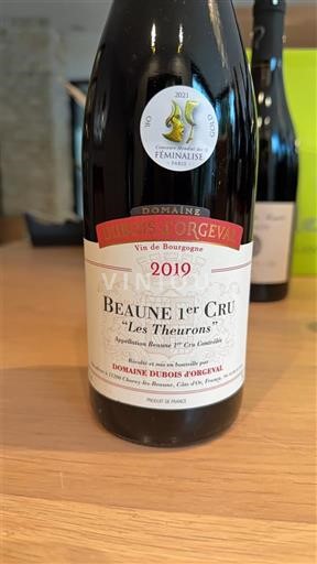 Burgundsko Beaune Premier Cru Domaine Bois d'Orgeval Les Theurons 2019