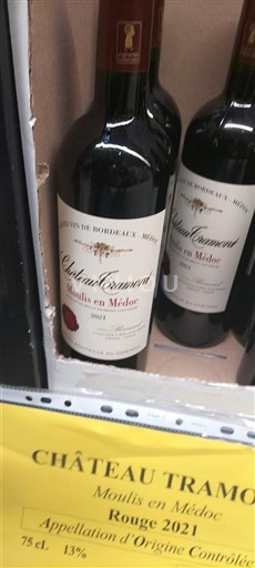 Bordeaux Moulis-en-Médoc Château Tramaine 2021