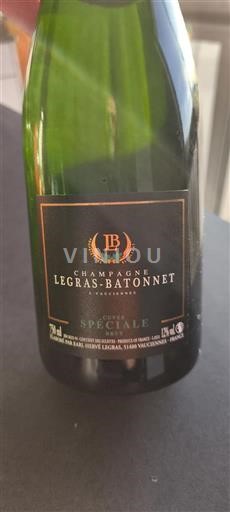 Champaña Champán Champagne Legras-Bâtonnet Spéciale Sin añada