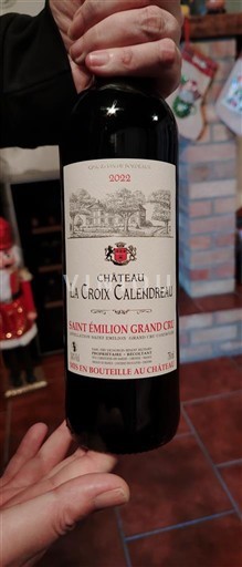 Bordeaux Saint-Émilion Grand Cru Grand Cru Château La Croix Calendreau 2022