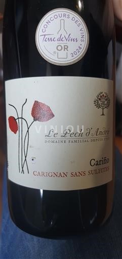 Languedoc Minervois Le Pech d'André Cariño 2023