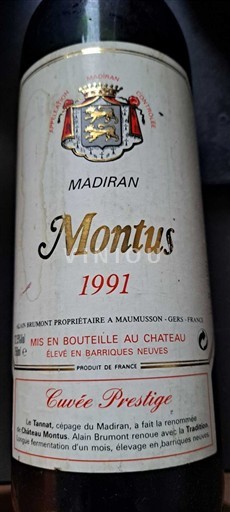 Southwest Madiran Château Montus Prestige 1991