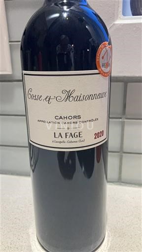 South West Cahors Cosse et Maisonneuve La Fage 2020