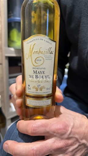 Sydväst Monbazillac Domaine Maye de Bouye Vendanges de l'éauel 2010