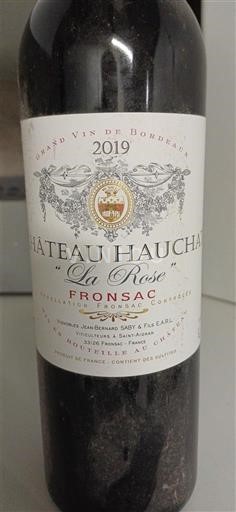 Bordeaux Fronsac Château Hauchat La Rose 2019