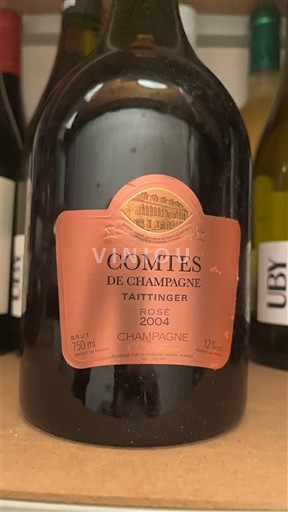 Champaña Champán Taittinger Comtes de Champagne Rosé 2004