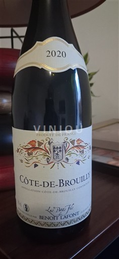 Beaujolais Côte-de-brouilly Benoît Lafont Les Petits Fût 2020