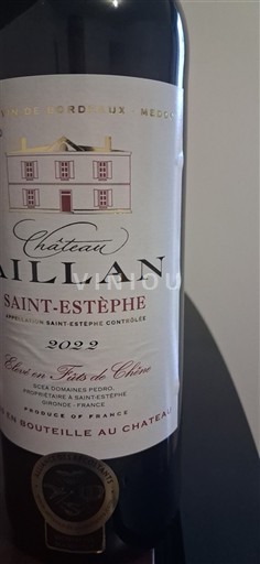 Burdeos Saint-Estèphe Château Taillan 2022