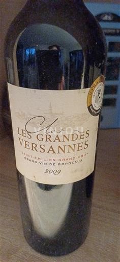 Bordeaux Saint-Émilion Grand Cru Clos Les Grandes Versannes 2009