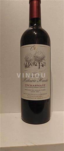 Sydvestfrankrig Pécharmant Château Mézière-Haute 2019