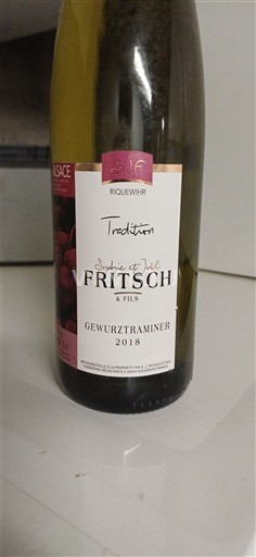Vini Blanc sec Tradition Sophie et Joël Fritsch & Fils 2018 Francia Alsazia Non specificato AOC