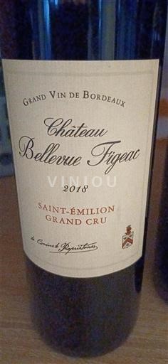 Bordeaux Saint-Émilion Grand Cru Grand Cru Château Bellevue Figeac 2018