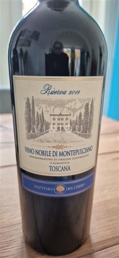 Toscana Vino Nobile di Montepulciano Fattoria del Cerro Riserva 2019