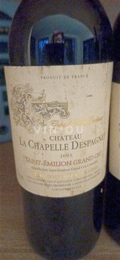 Bordeaux Saint-Émilion Grand Cru Château La Chapelle d'Espagnet 2005