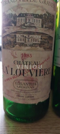 Burdeos Graves Château La Louvière 1985