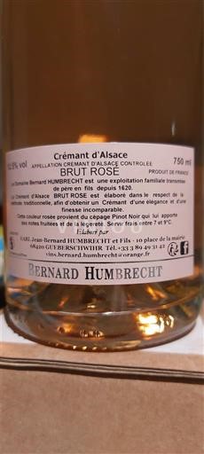 Alsace Alsace-kuohuviini Château Bernard Humbrecht Brut Rosé 2022