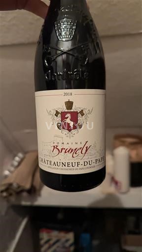 Rhônen laakso Châteauneuf-du-Pape Domaine Brunely 2018