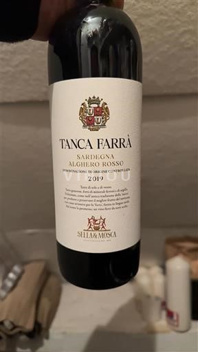 Sardinija Ni doloceno Sella & Mosca Tanca Farrà 2019