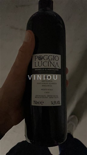 Toscana Brunello di Montalcino. Poggio Lucina 2016