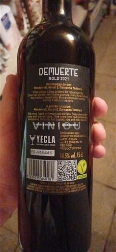 Murcia Yecla Demuerte Gold 2021