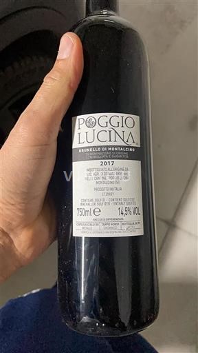 Toscane Brunello di Montalcino Poggio Lucina 2017