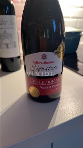 Vale do Ródano Côtes-do-Ródano Cellier des Dauphins Signature Vieilles Vignes Não Sazonado