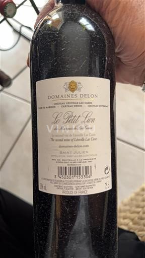 Bordeaux Saint-Julien Château Léoville-Las Cases Le Petit Lion du Marquis de Las Cases Ikke årgangsbestemt