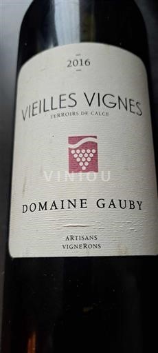 Roussillon Côtes du Roussillon Villages Domaine Gauby Vieilles Vignes 2016
