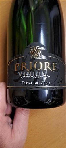 Vin Effervescent Blanc brut-nature Dosaggio Zero Priore 2024 Italie Lombardie Franciacorta DOCG