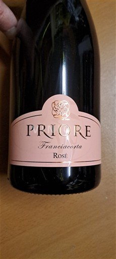 Vin Effervescent Rosé brut Priore 2024 Italie Lombardie Franciacorta DOCG
