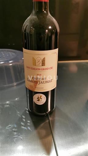 Bordeaux Saint-Émilion Grand Cru Grand Cru Château Larges Jaumat 2018