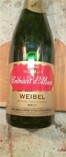 Elzas Crémant d'Alsace Weibel 2022