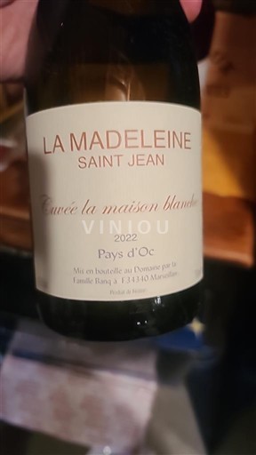 Languedoc a Roussillon Pays d'Oc La Madeleine Saint Jean la maison blanche 2022