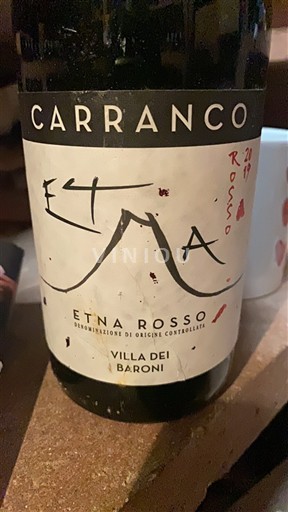 Wines of Sicily Unspecified Carranco Villa dei Baroni 2019