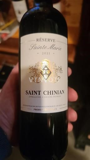 Languedoc Saint-Chinian Sainte Marie Réserve 2021