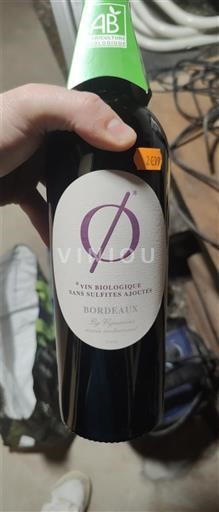 Burdeos Bordeaux Zéro Sulfites 2021