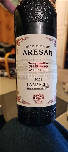 Vine Rouge sec Tradición de Aresan Aresan 2021 Spanien Castilien-La Mancha La Mancha DO