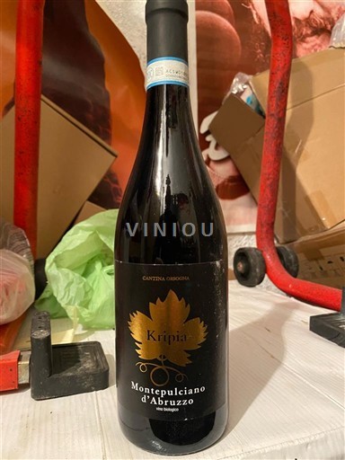 Abruzzerne Montepulciano d'Abruzzo Cantina Orsogna Kripta Ikke årgangsbestemt