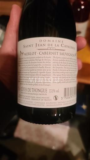 Linguadoca e Rossiglione Côtes de Thongue Domaine Saint Jean de la Cavalerie Grande réserve 2023