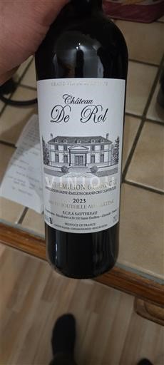 Bordeaux Saint-Émilion Grand Cru Grand Cru Château Rol 2023