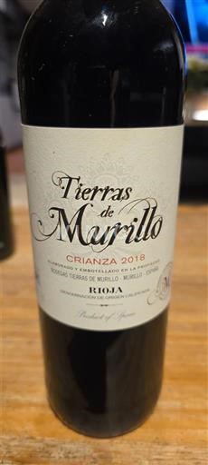 La Rioja rioja Bodegas Tierras de Murillo Crianza 2018