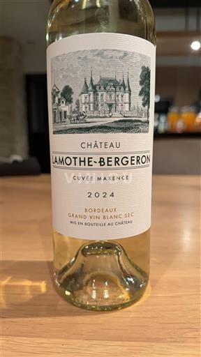 Bordeaux Château Lamothe-Bergeron Maxence 2024