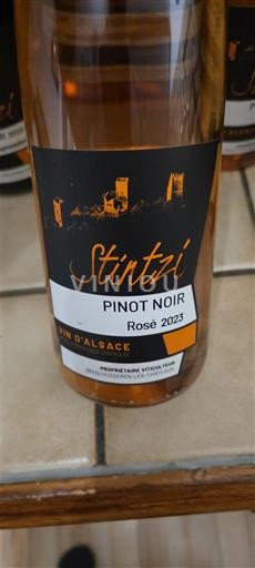 Alsace Stintzi Pinot Noir Rosé 2023