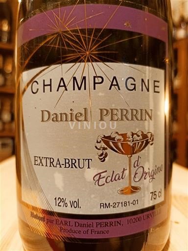 Champaña Champán Daniel Perrin Éclat d'Origine Sin añada
