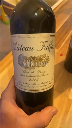 Bordeaux Côtes-de-bourg Château Falfas 2016