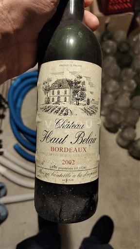 Bordeaux Château Haut Belair 2002