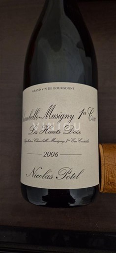 Borgogna Chambolle-Musigny Premier Cru Nicolas Potel Les Hauts Doix 2006