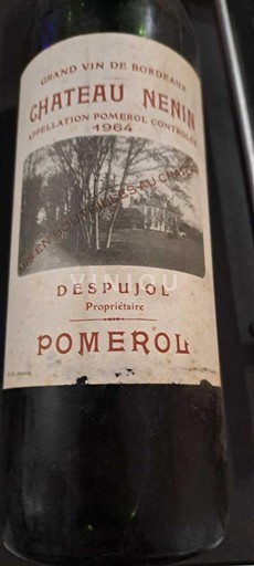 Bordeaux Pomerol Château Nénin 1964