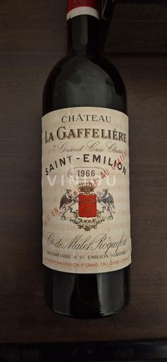 Bordeaux Saint-Émilion Grand Cru Grand Cru Château La Gaffelière 1966